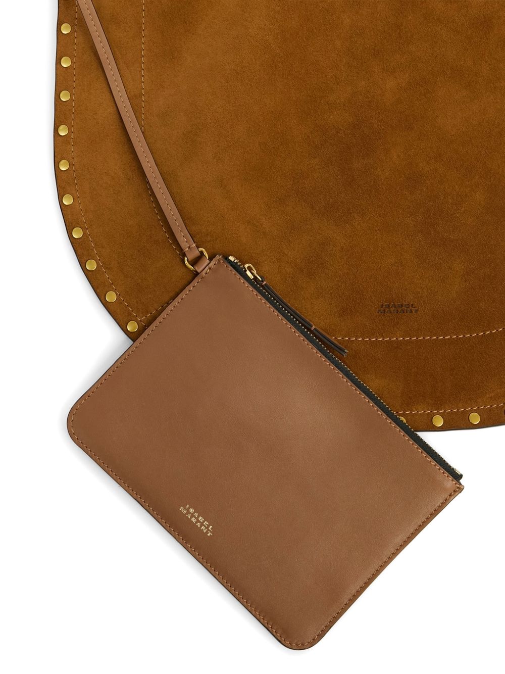 Borsa a tracolla "Oskan Hobo" con dettagli a frange
