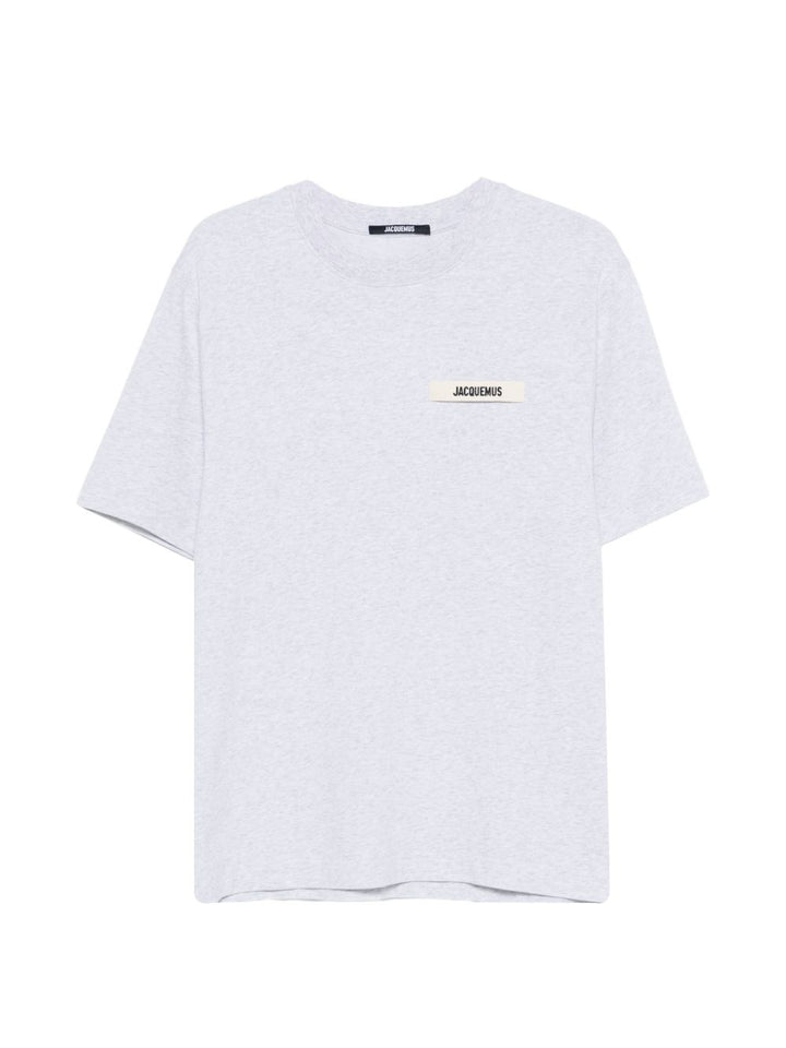 T-shirt con applicazione logo