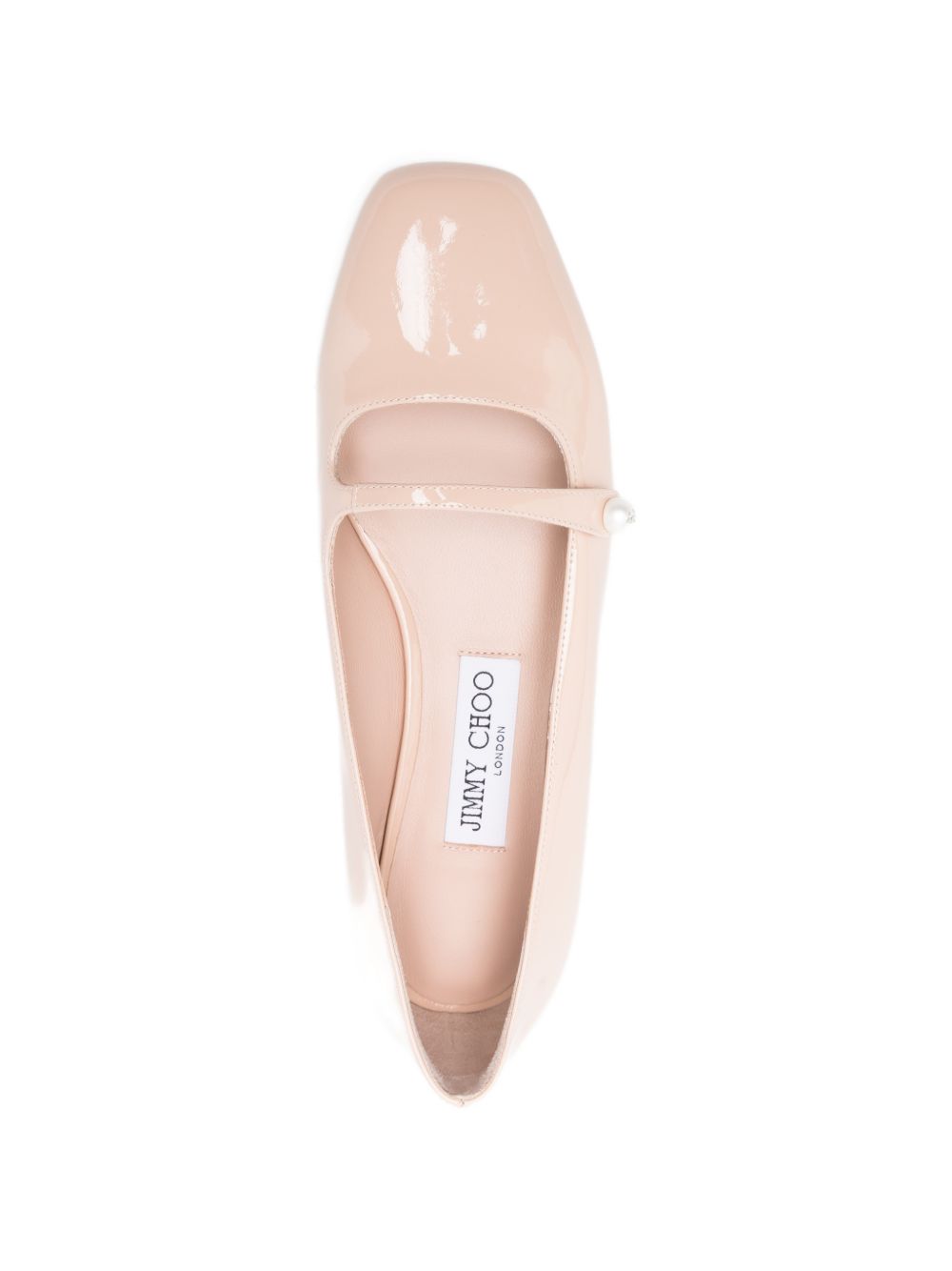 Ballerina "Elisa" Pelle Verniciata MACARON