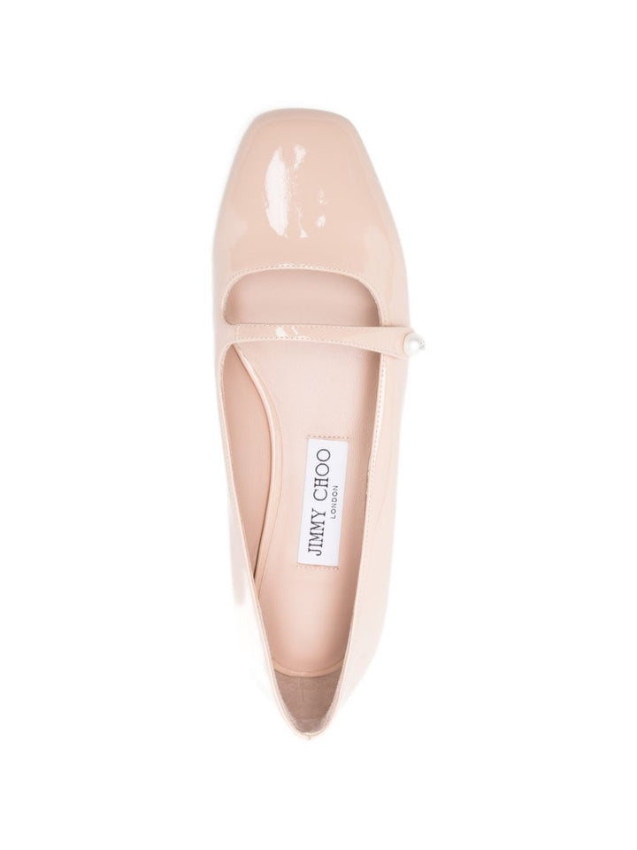 Ballerina "Elisa" Pelle Verniciata MACARON