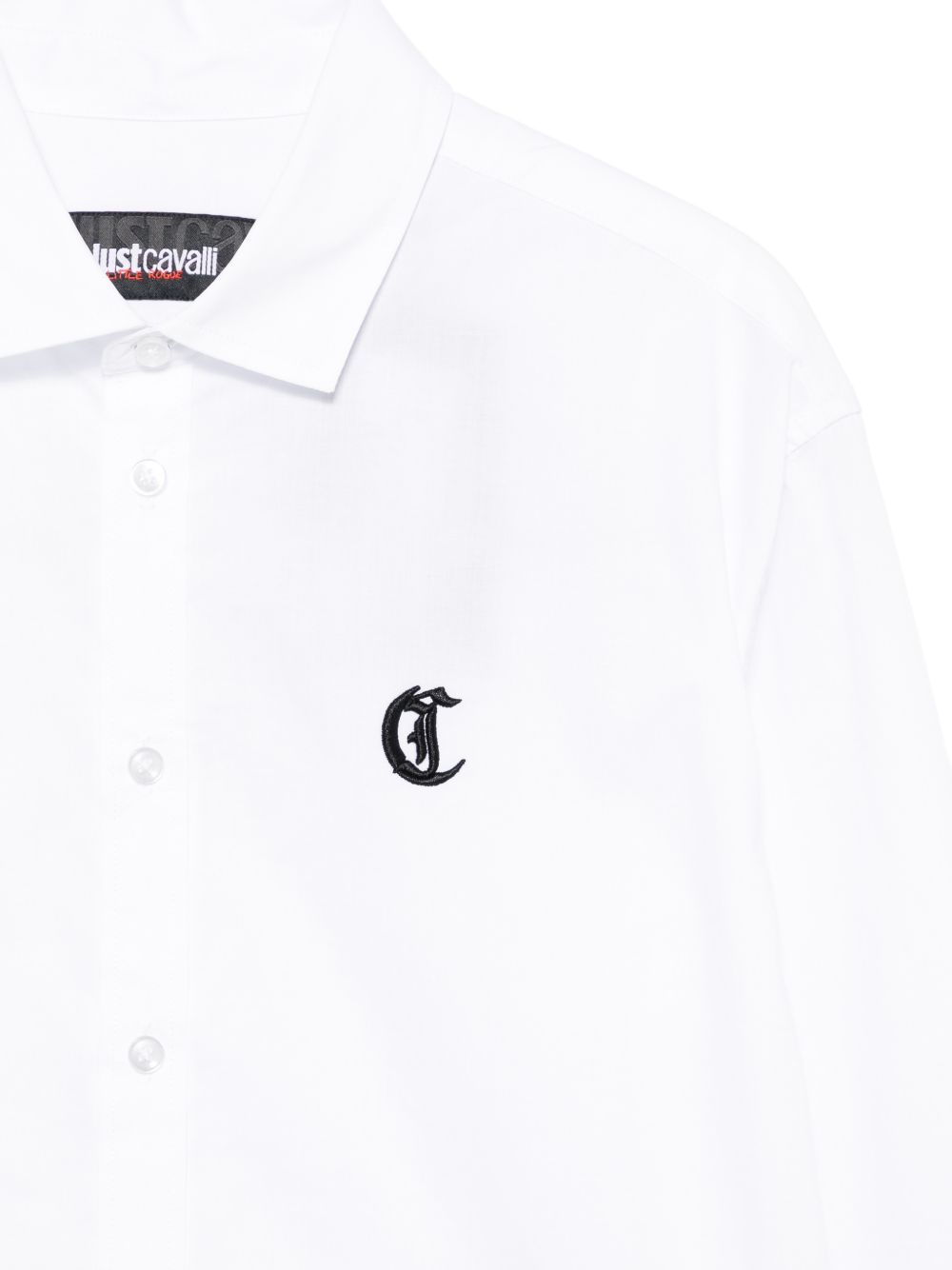 Camicia con bottoni e logo