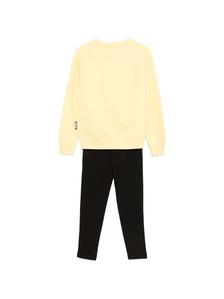 Tuta maglia girocollo e pantalone sportivo con logo
