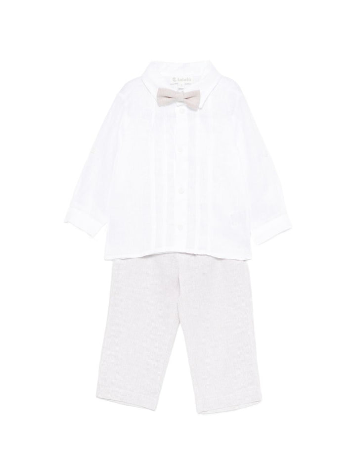 Completo pantalone con papillon