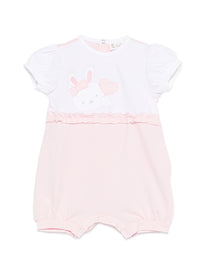 Tutina con volant e coniglietto