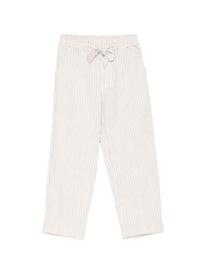 pantaloni con coulisse a righe