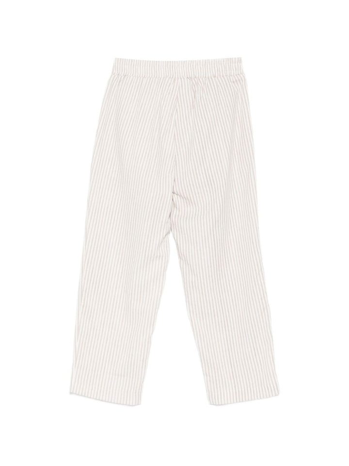 pantaloni con coulisse a righe