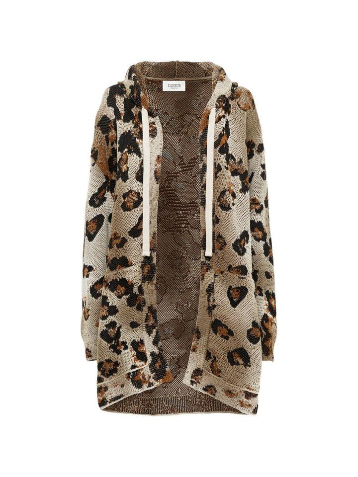 Cardigan con stampa