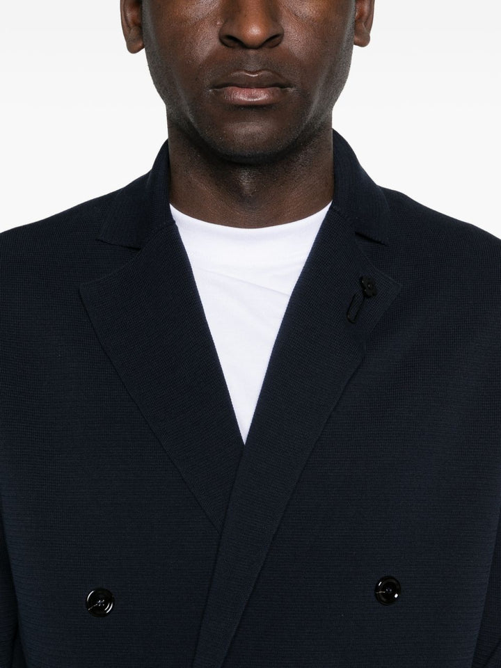 cardigan doppiopetto con tasche