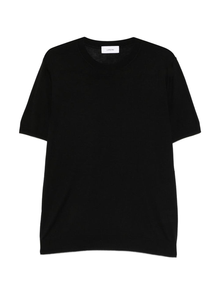 maglia girocollo a maniche corte