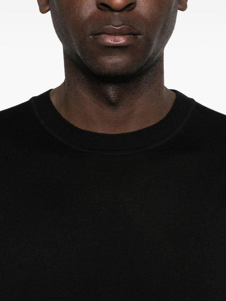 maglia girocollo a maniche corte