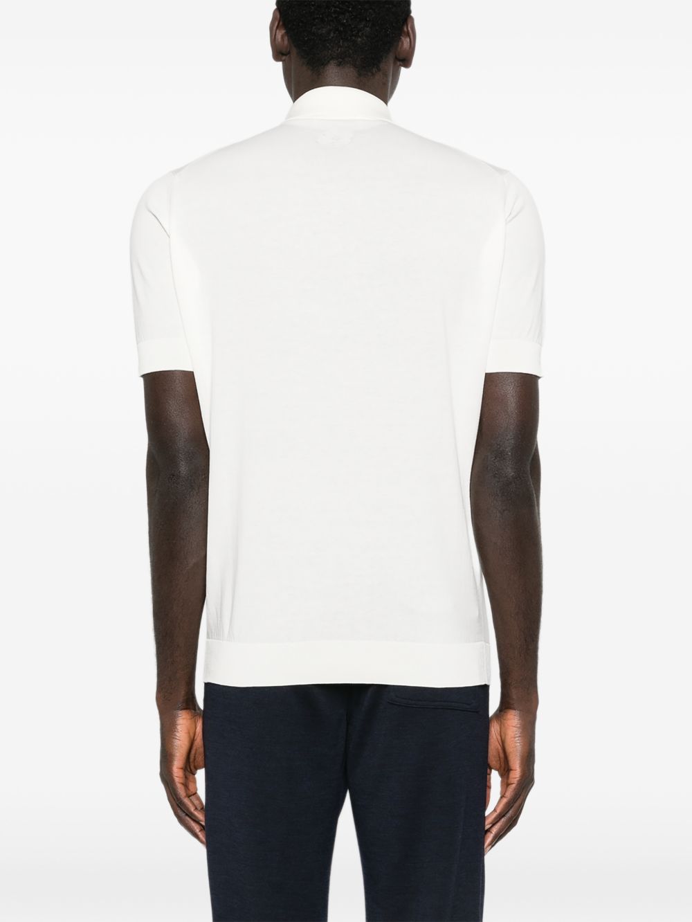 Polo in maglia con bottoni