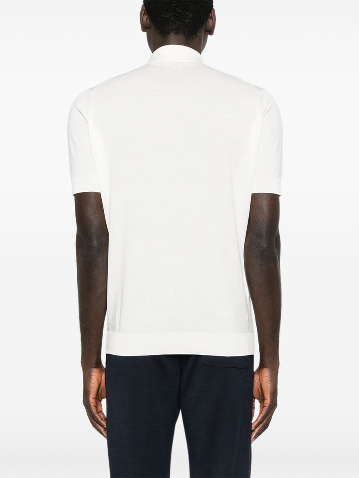 Polo in maglia con bottoni
