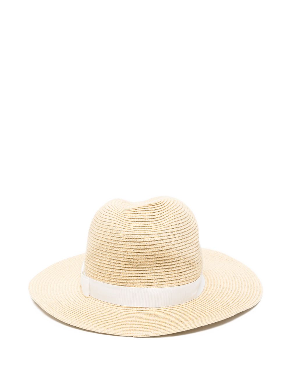 Cappello di paglia con dettaglio a fiocco
