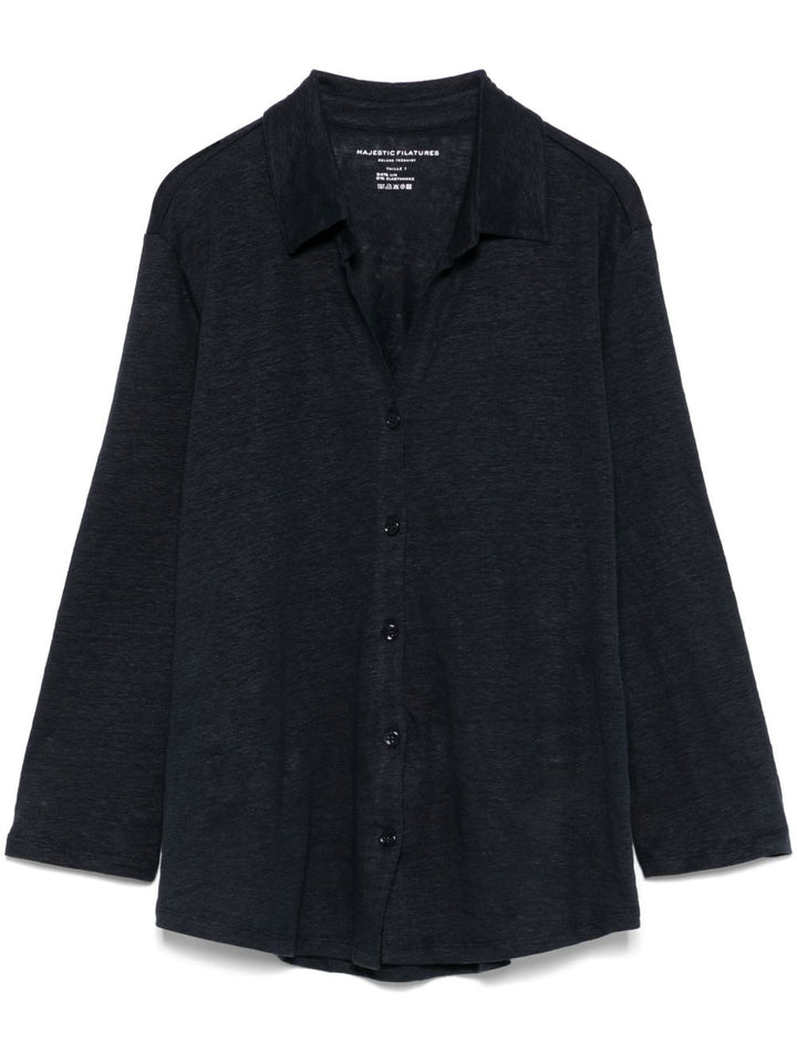 Camicia con trama armatura