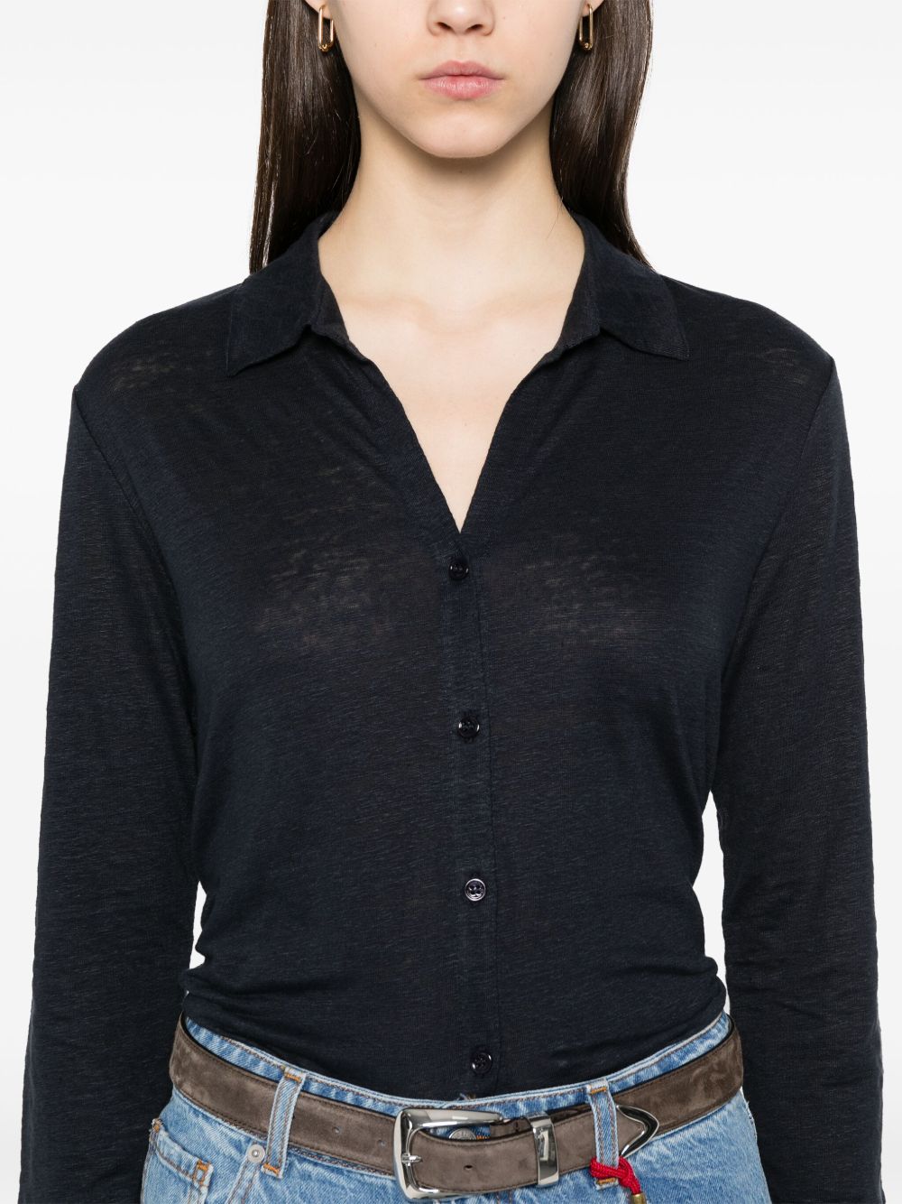 Camicia con trama armatura