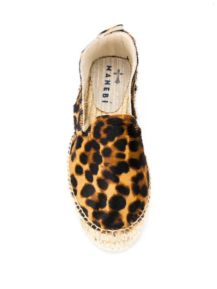 espadrillas con motivo leopardato