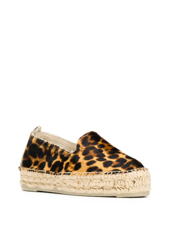 espadrillas con motivo leopardato