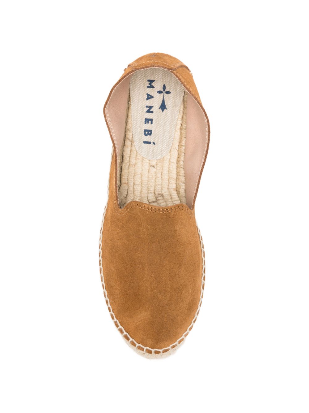 Espadrillas con plateau e punta arrotondata in stile "Hamptons"