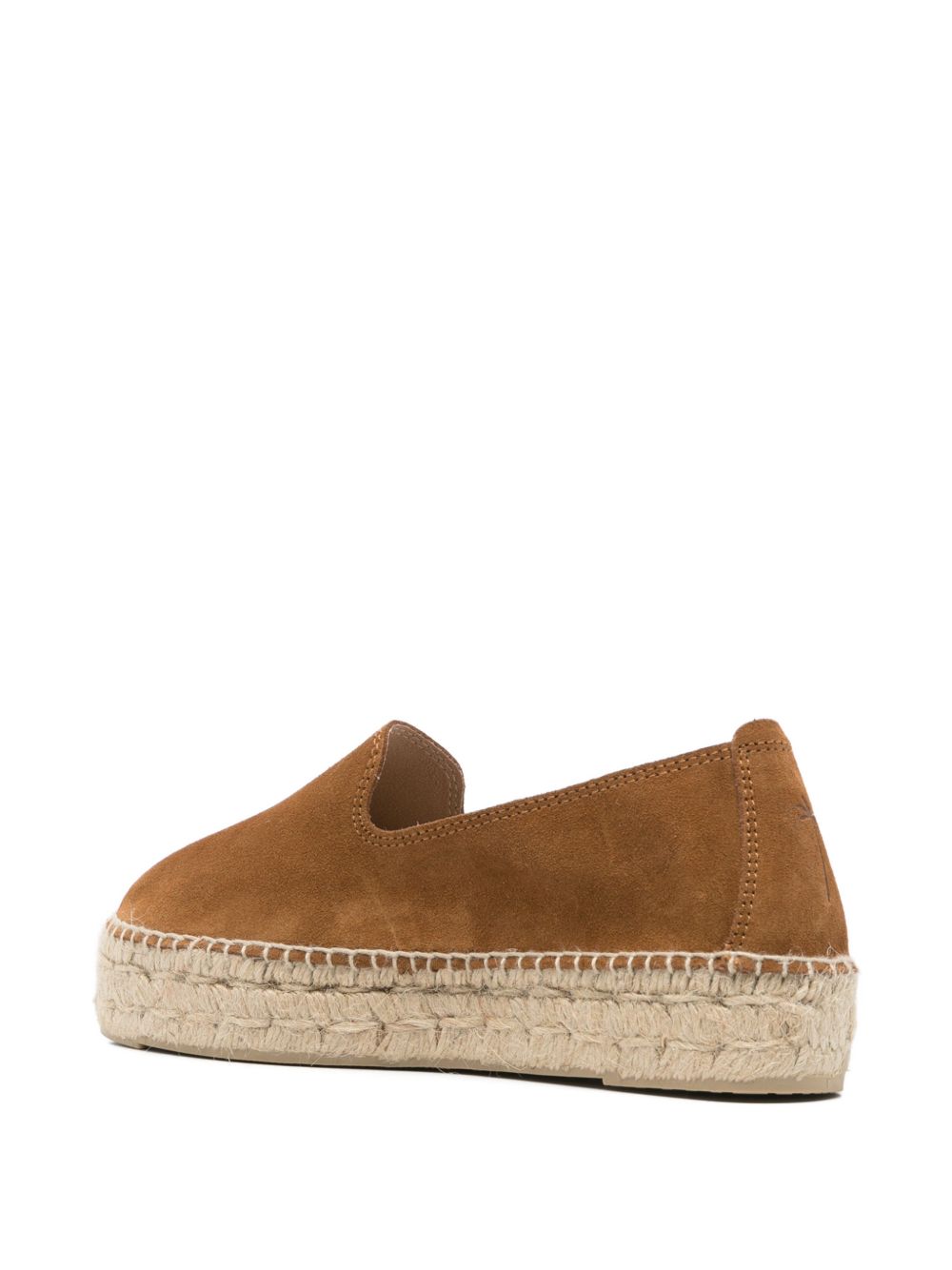 Espadrillas con plateau e punta arrotondata in stile "Hamptons"