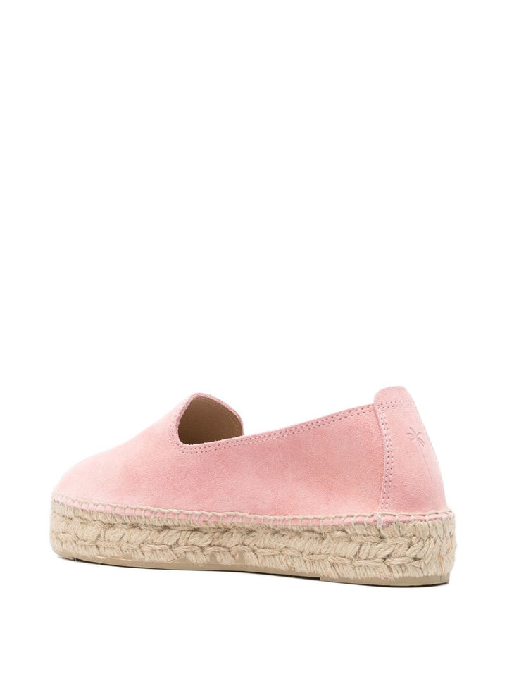 Espadrillas con plateau e punta arrotondata in stile "Hamptons"