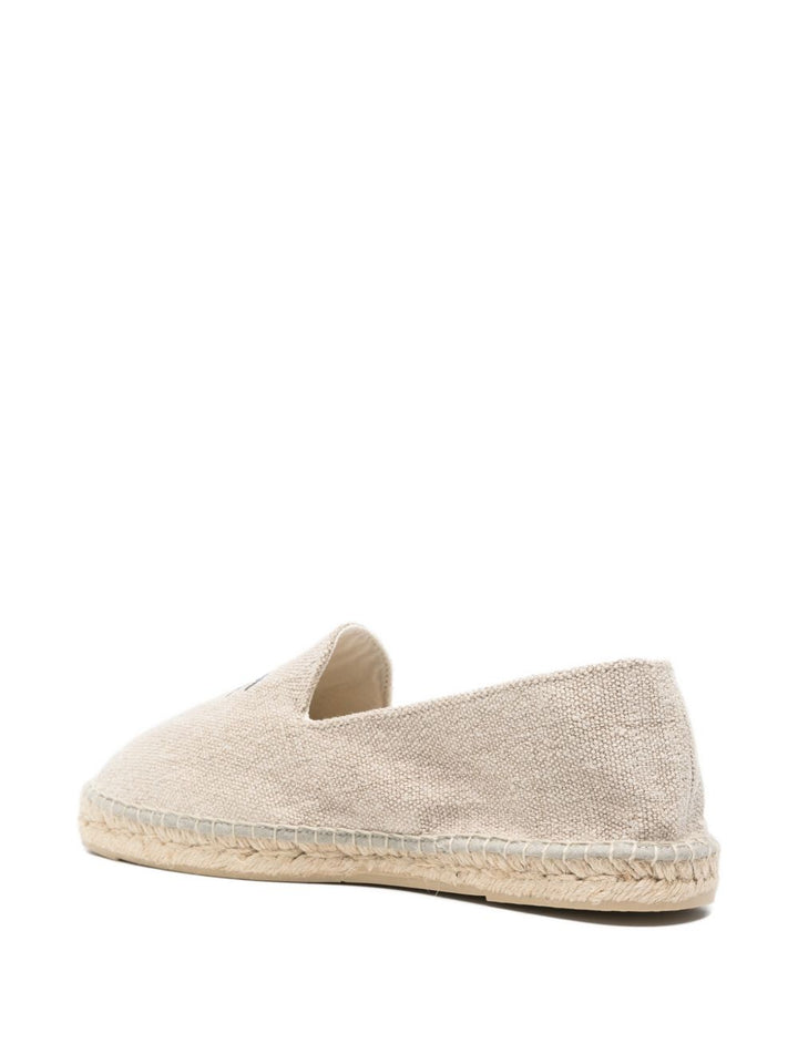 espadrillas piatte con dettaglio palme