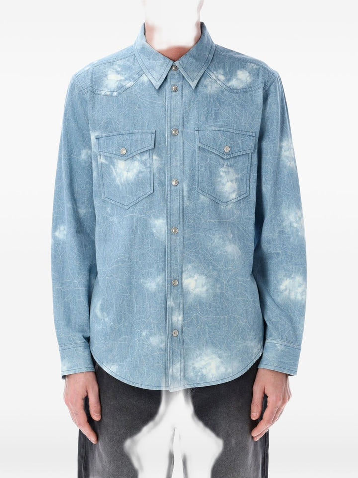 Camicia in denim con tasche