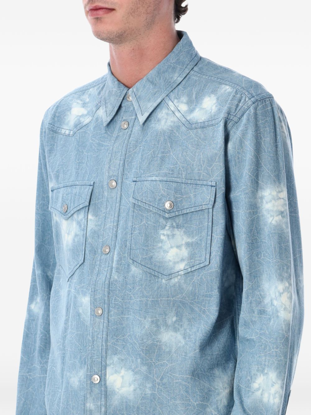 Camicia in denim con tasche