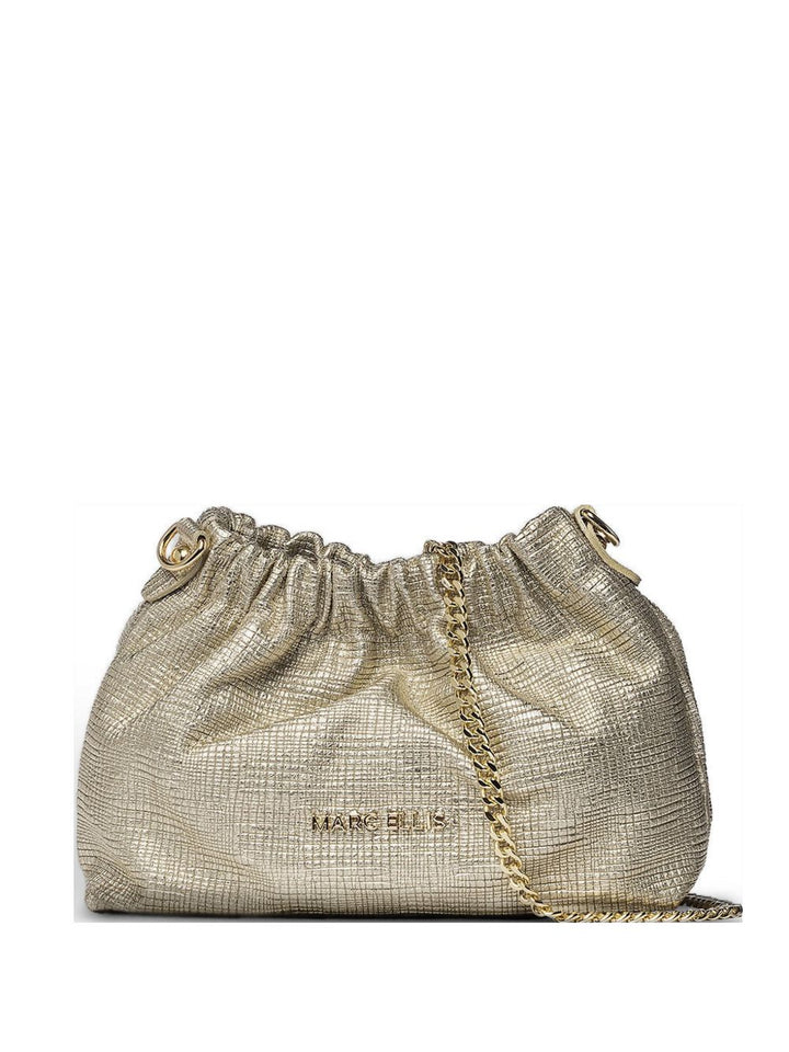 Borsa a tracolla arricciata "Helena"
