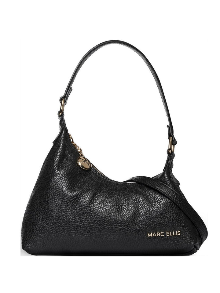 Borsa a tracolla media Wynn con superficie granulosa