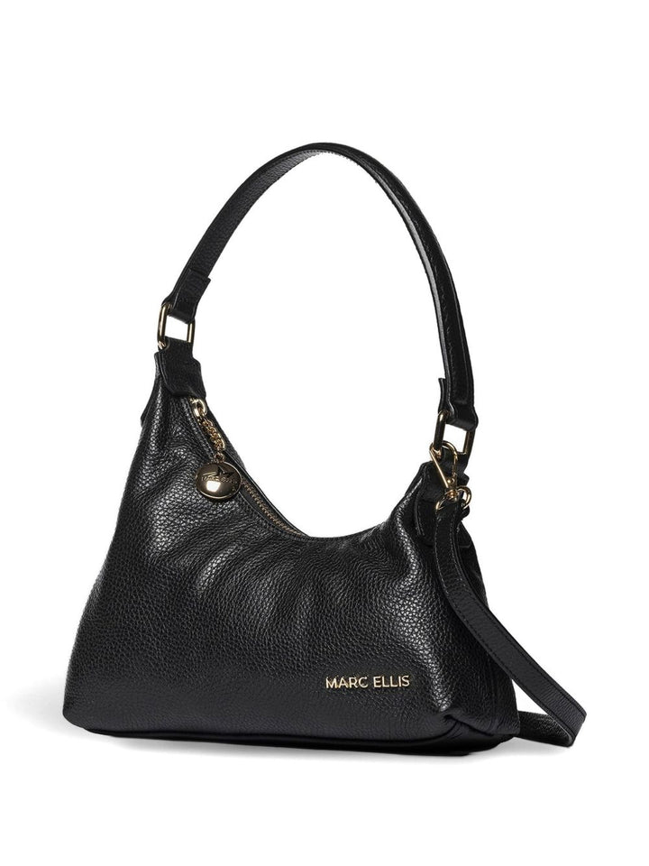 Borsa a tracolla media Wynn con superficie granulosa