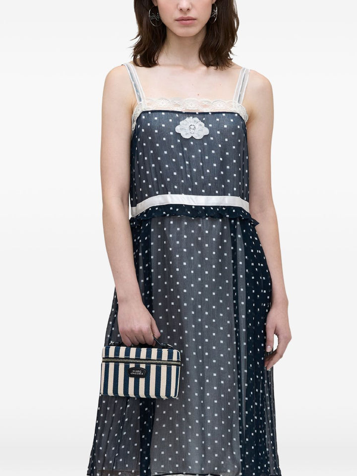 Borsa mini "Vanity" a righe