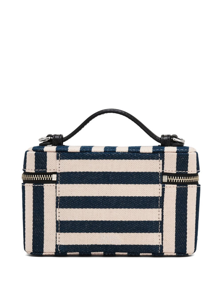 Borsa mini "Vanity" a righe