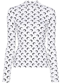 Marine Serre T-shirt con stampa