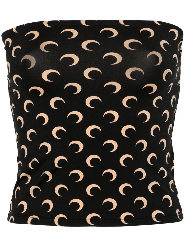 Top con stampa lunette