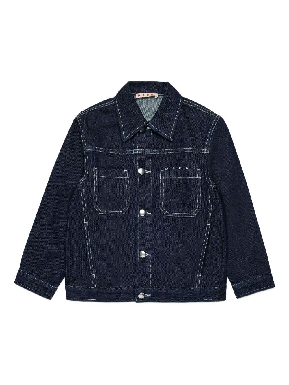 Giacca denim con tasche
