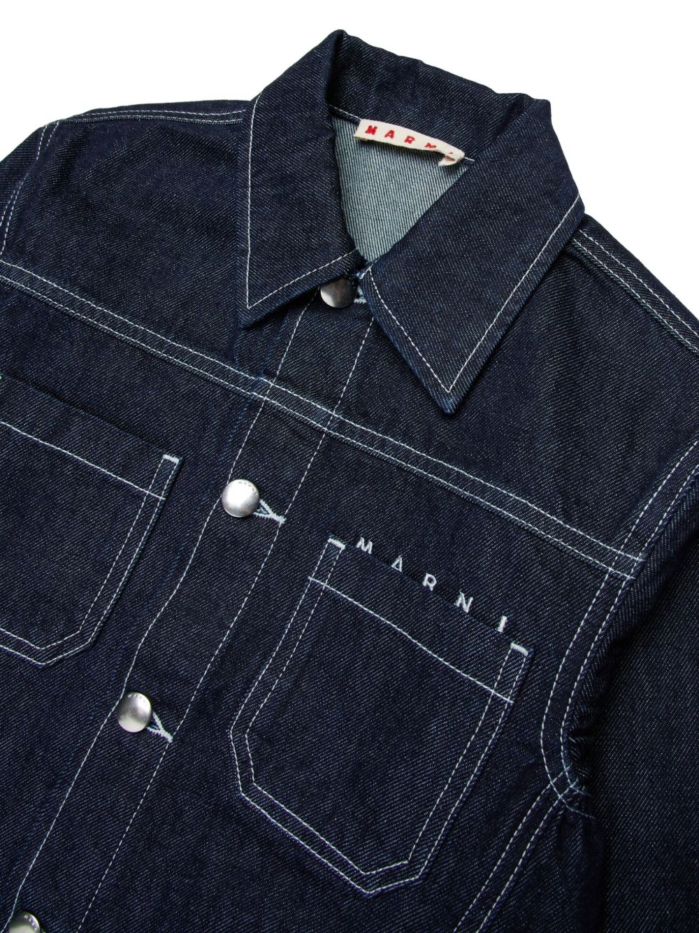 Giacca denim con tasche
