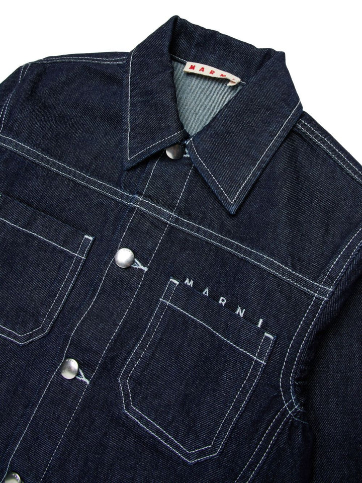 Giacca denim con tasche