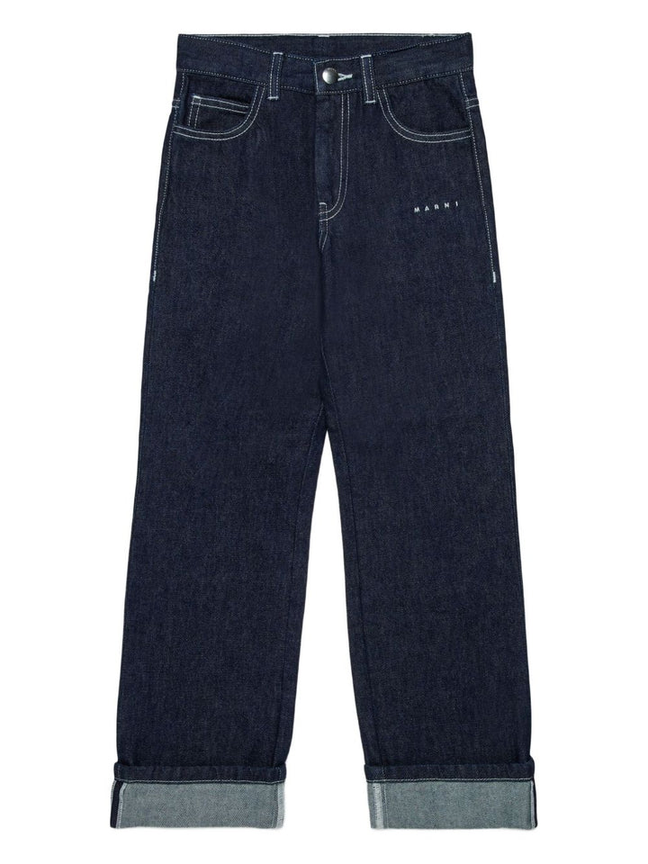 Jeans con bottoni