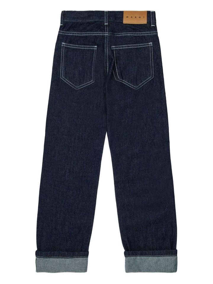 Jeans con bottoni