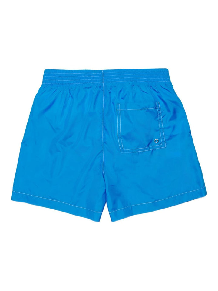 Boxer con elastico in vita e logo