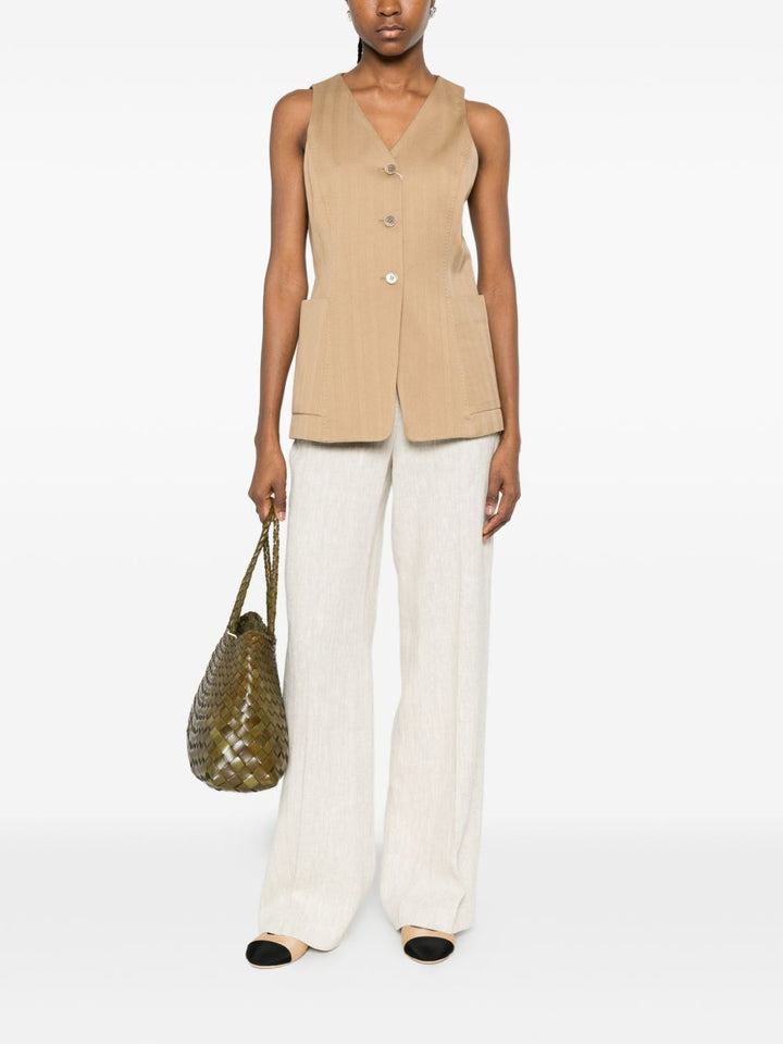 Gilet in cotone con bottoni "Falla"