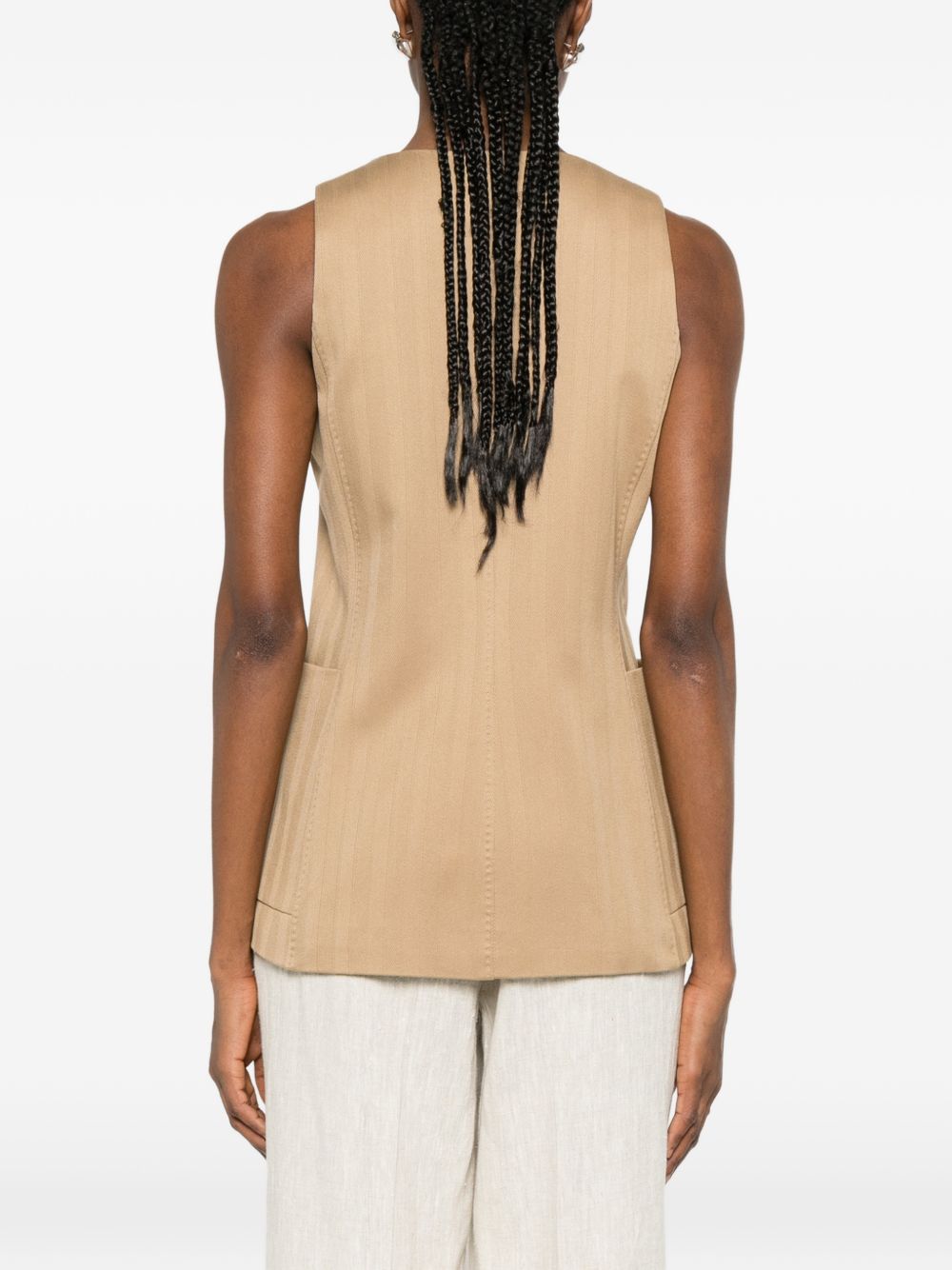 Gilet in cotone con bottoni "Falla"