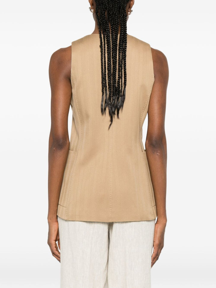 Gilet in cotone con bottoni "Falla"