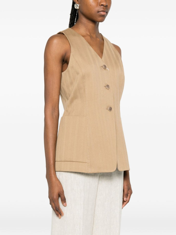 Gilet in cotone con bottoni "Falla"