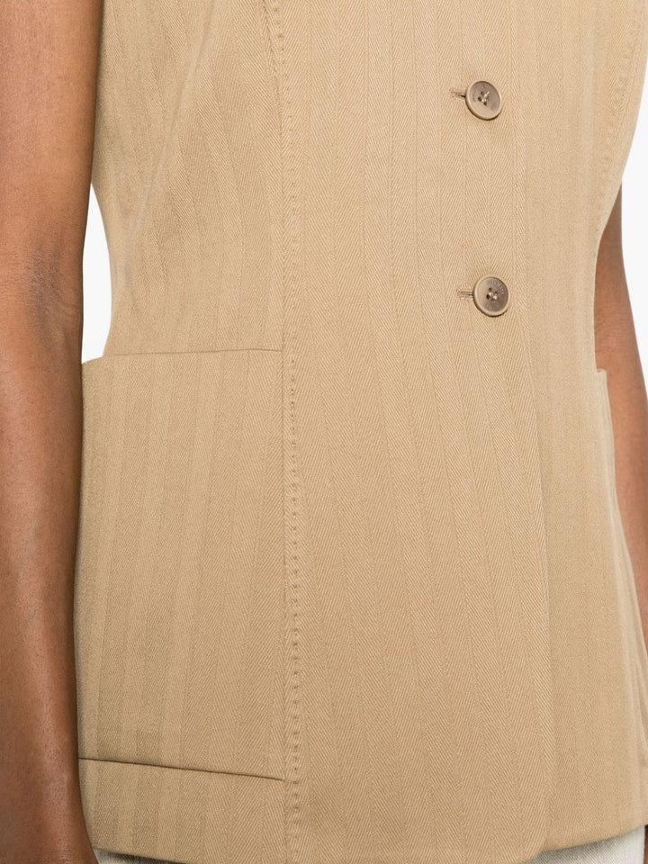Gilet in cotone con bottoni "Falla"