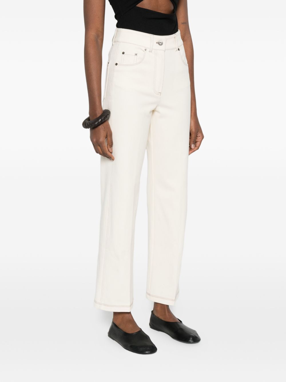 Pantalone denim "Ribes" con tasche