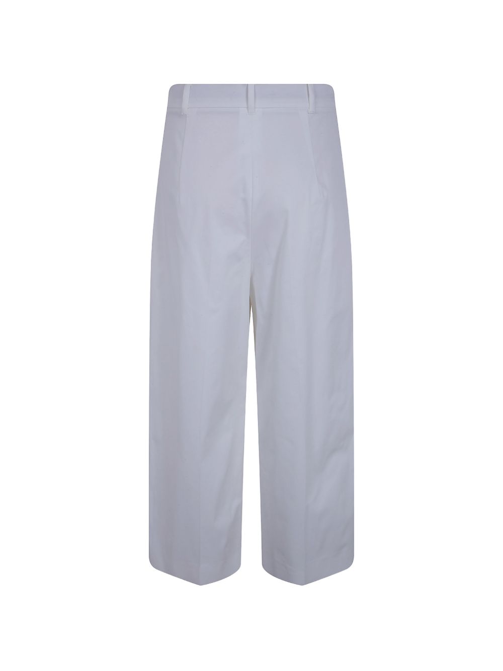 Pantaloni a gamba ampia con pieghe