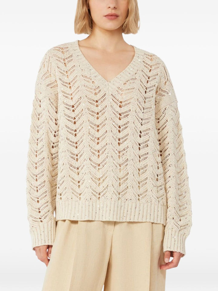 Maglione con scollo a V