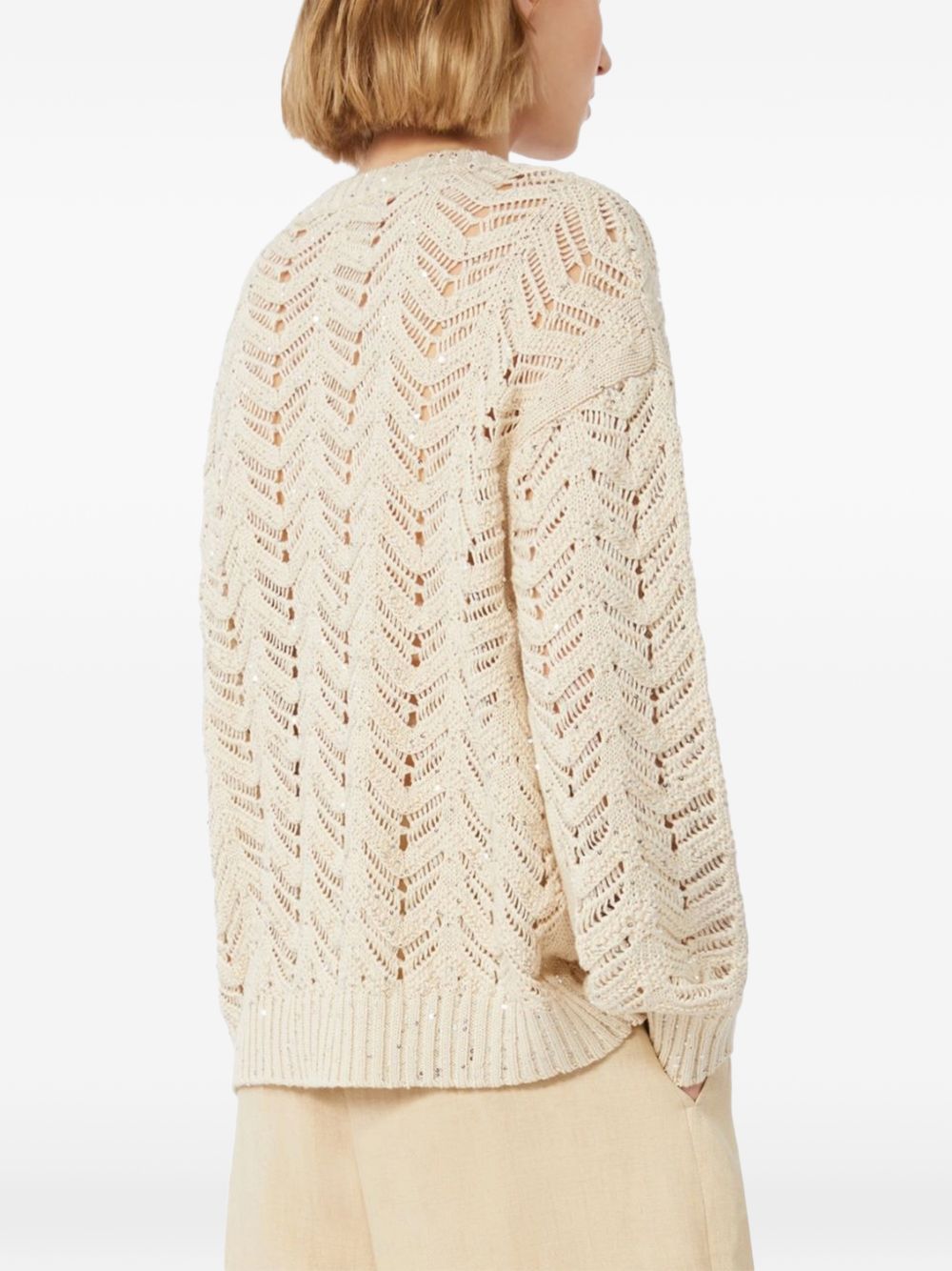 Maglione con scollo a V