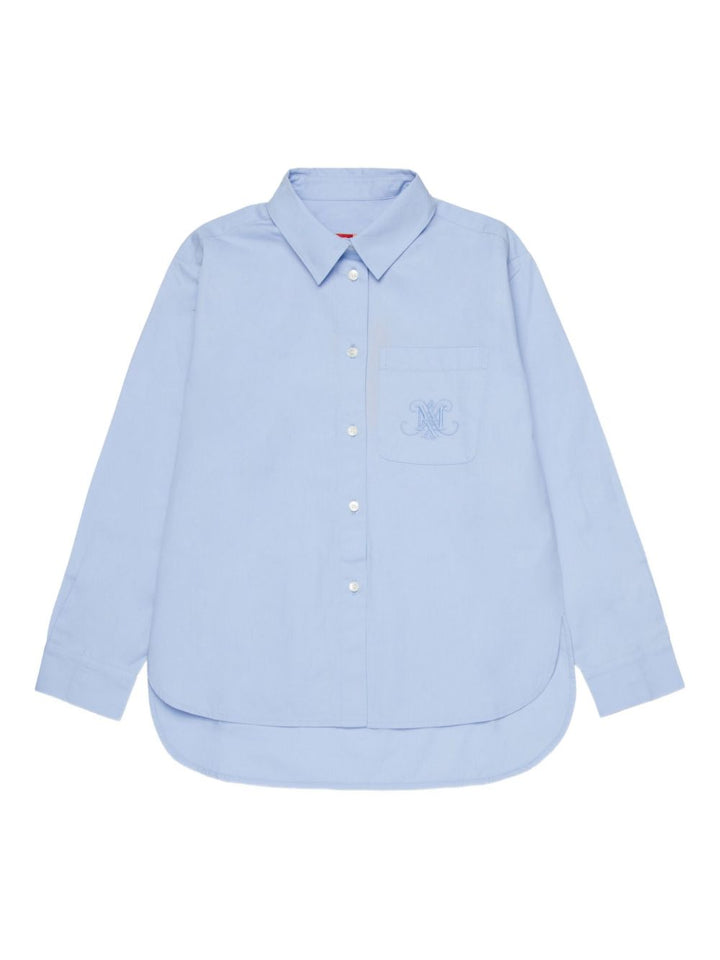 Camicia con ricamo sul taschino